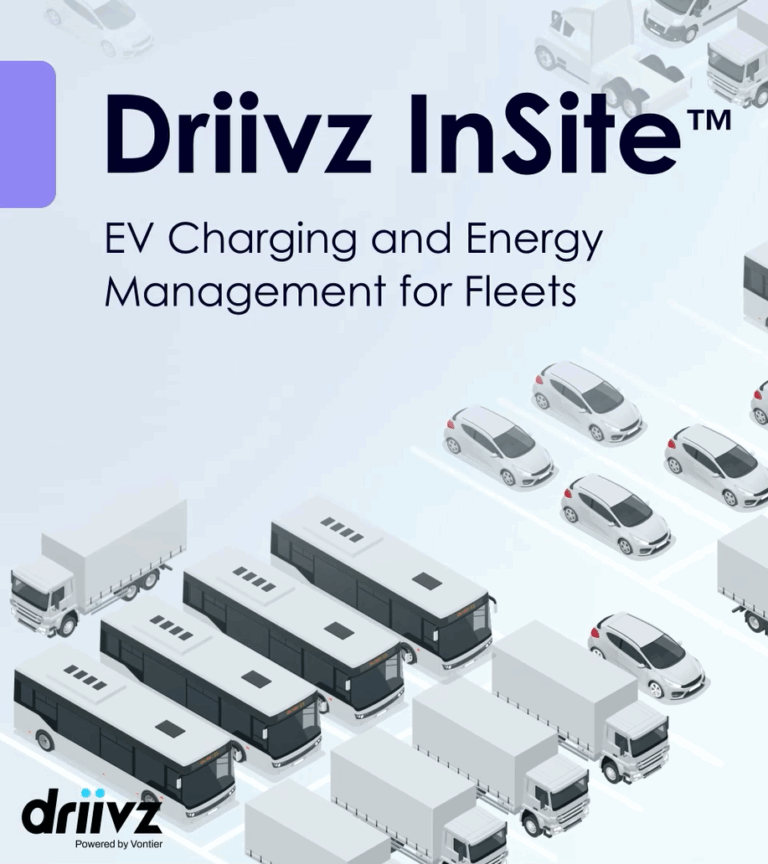 Driivz InSite for Fleets - Dashboard